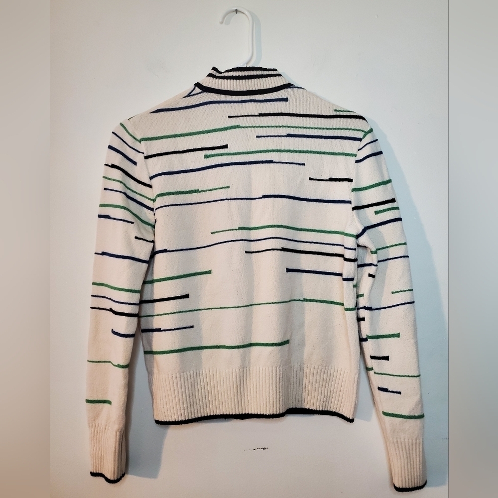 St.John Sport Wool Blend Zip Up Sweater Size Small - Picture 10 of 14
